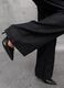 100% Linen Wide-Leg Trousers Black_3