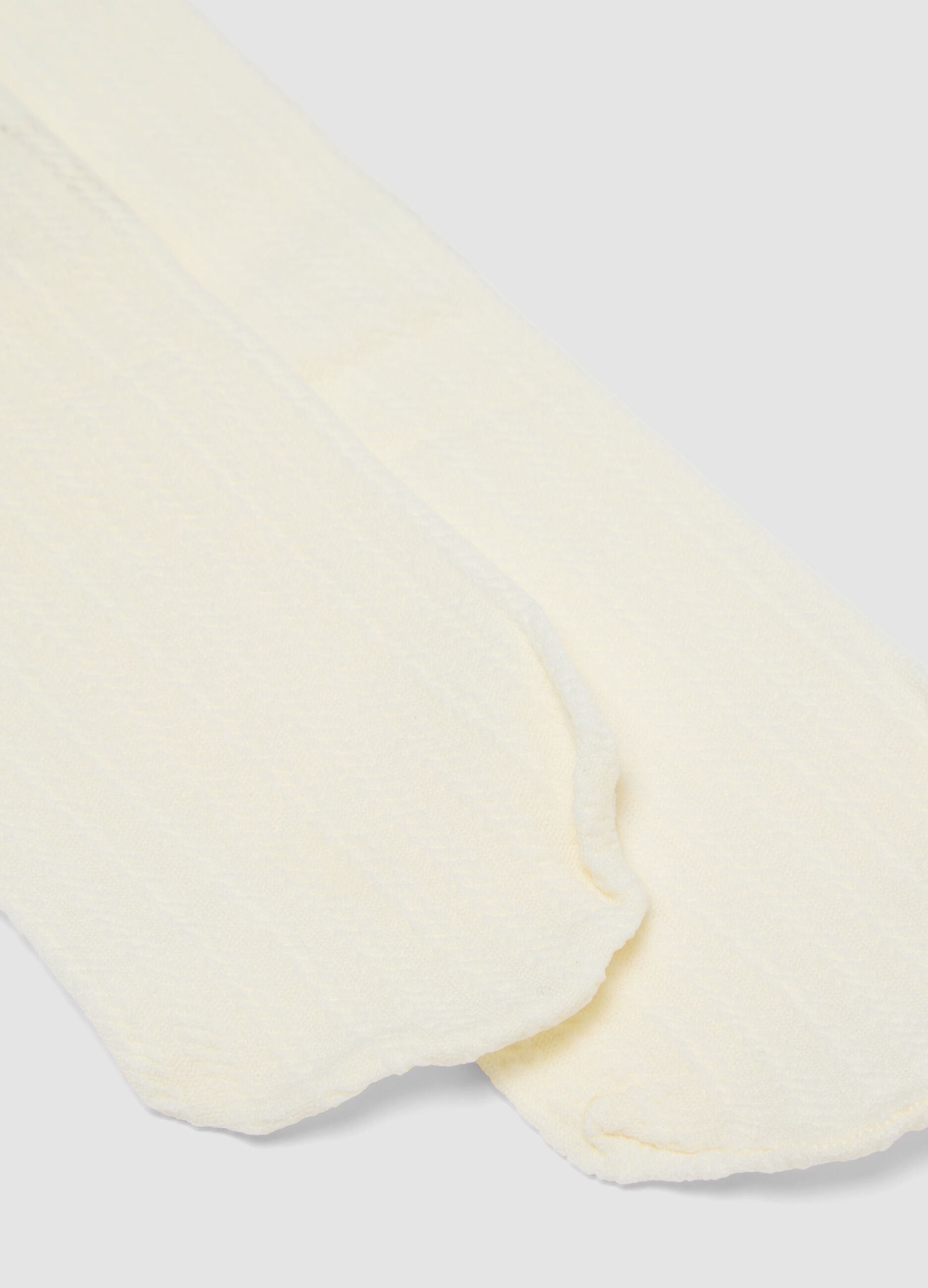 White stretchy tights