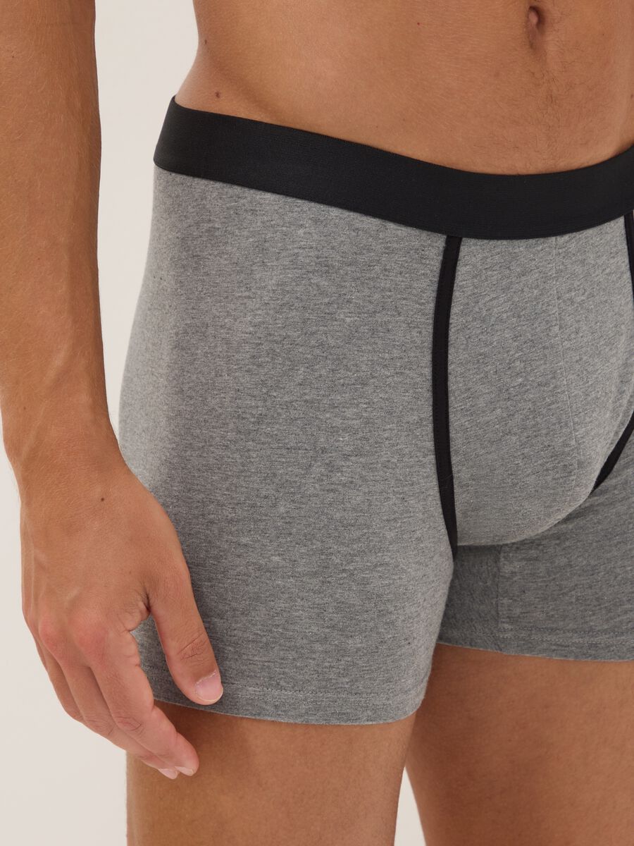 Three-pack of multicolour organic stretch cotton boxers_3