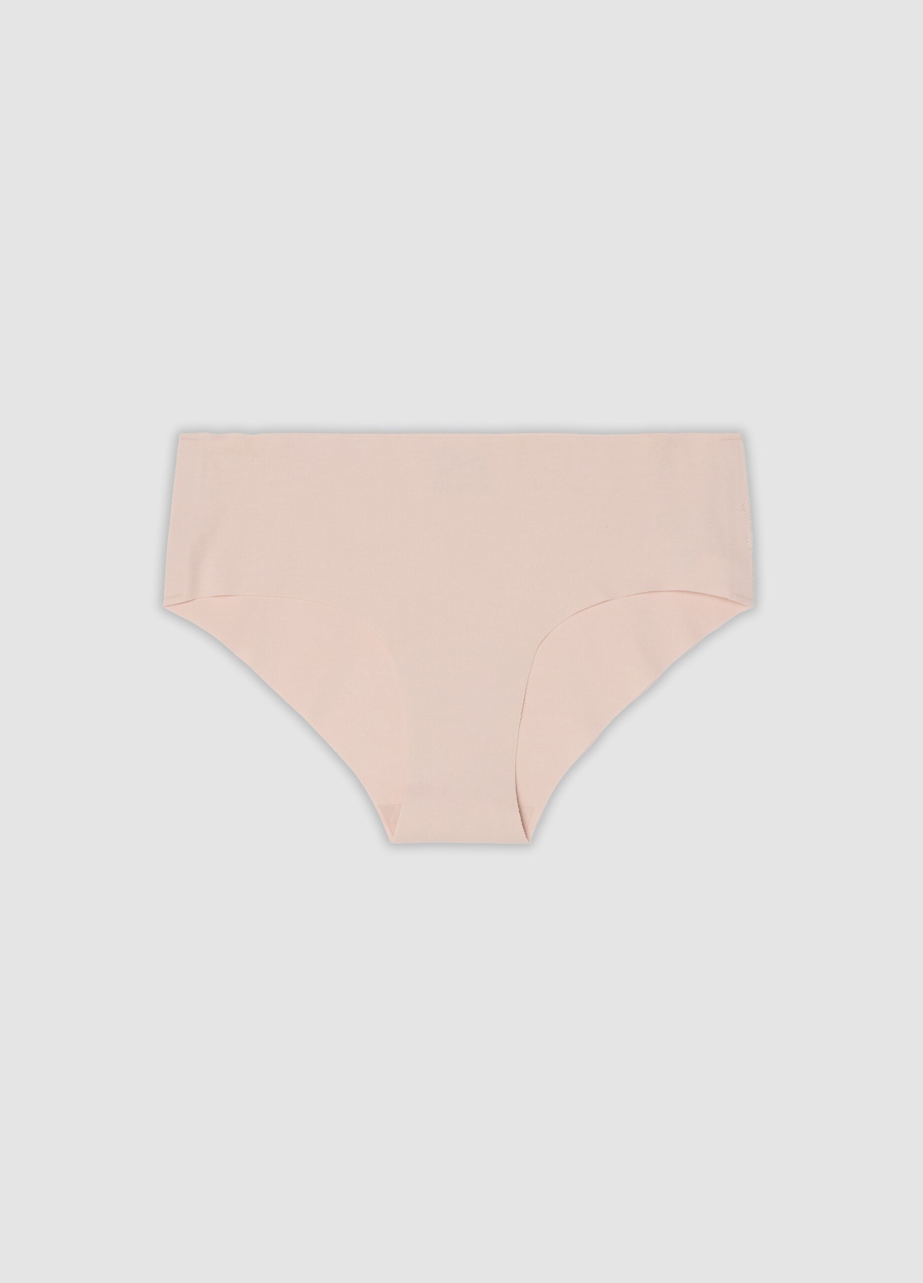 Slip hipster rosa in cotone organico elasticizzato