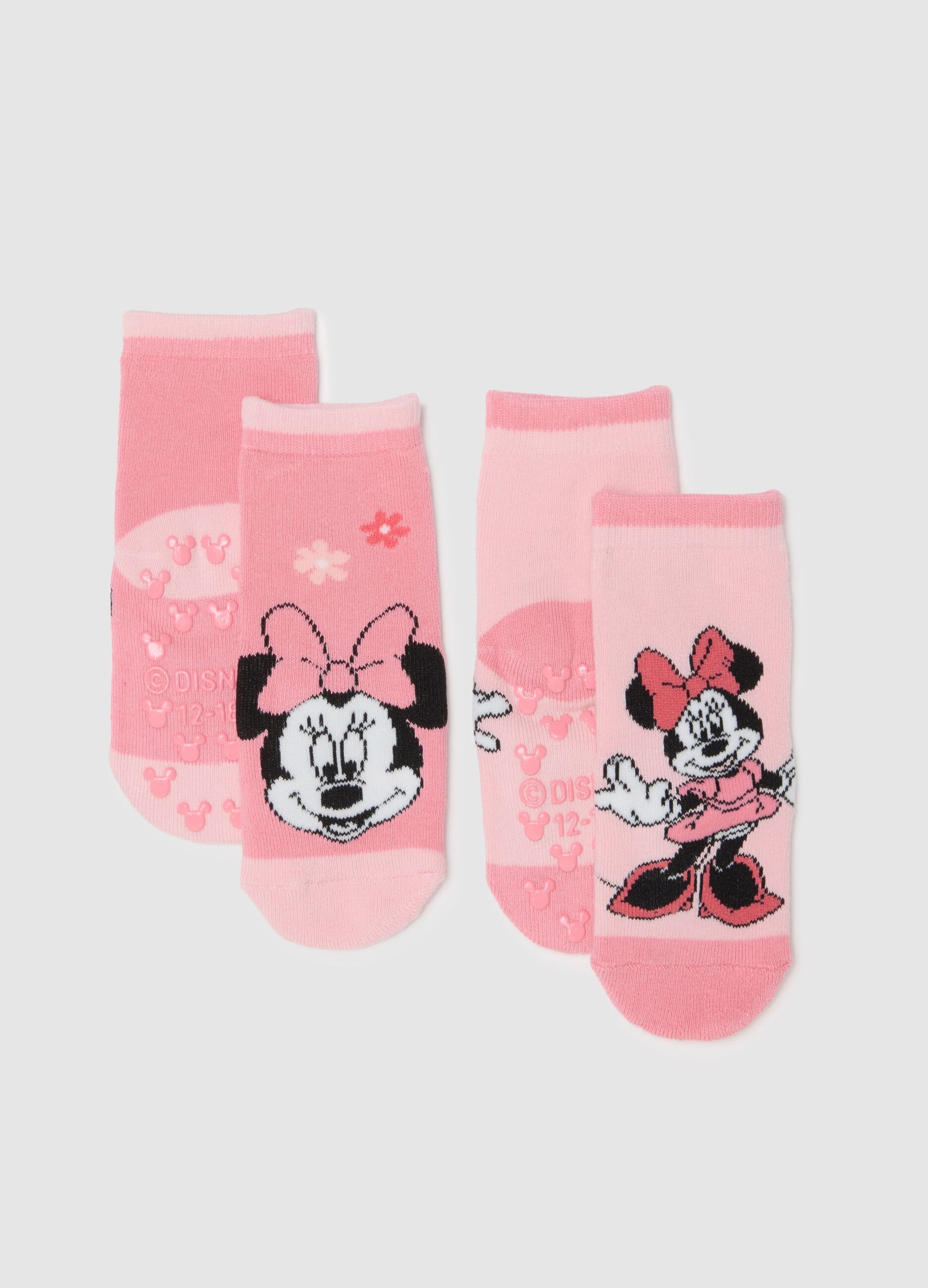 Pack of newborn pink socks in regular fit cotton blend