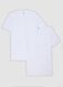 2-pack white crew-neck T-shirts in pure organic cotton, regular fit_0