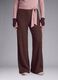 Brown stretch-modal wide-leg trousers ALTAVIA STUDIO_2