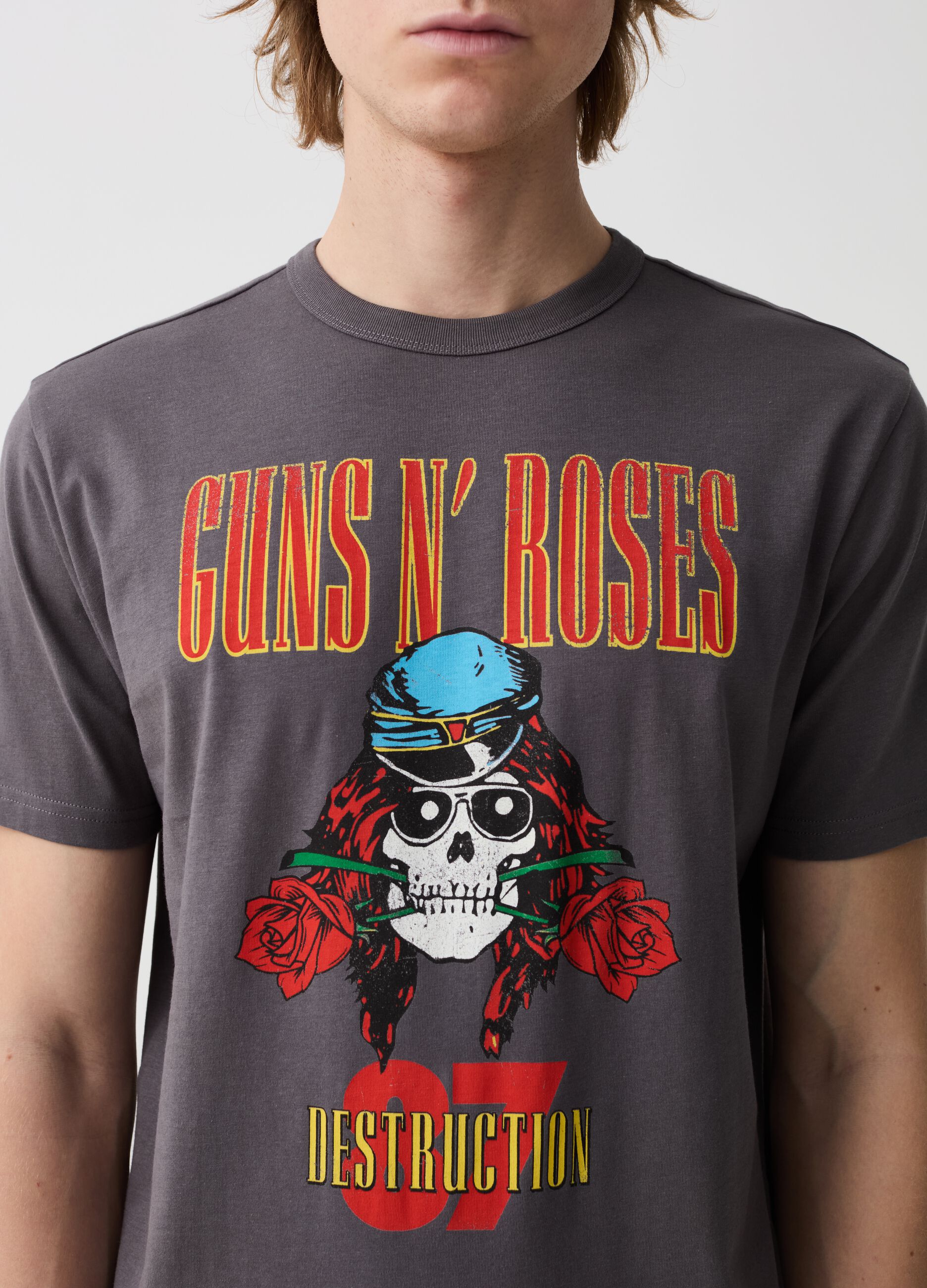 Camiseta con estampado Guns N' Roses