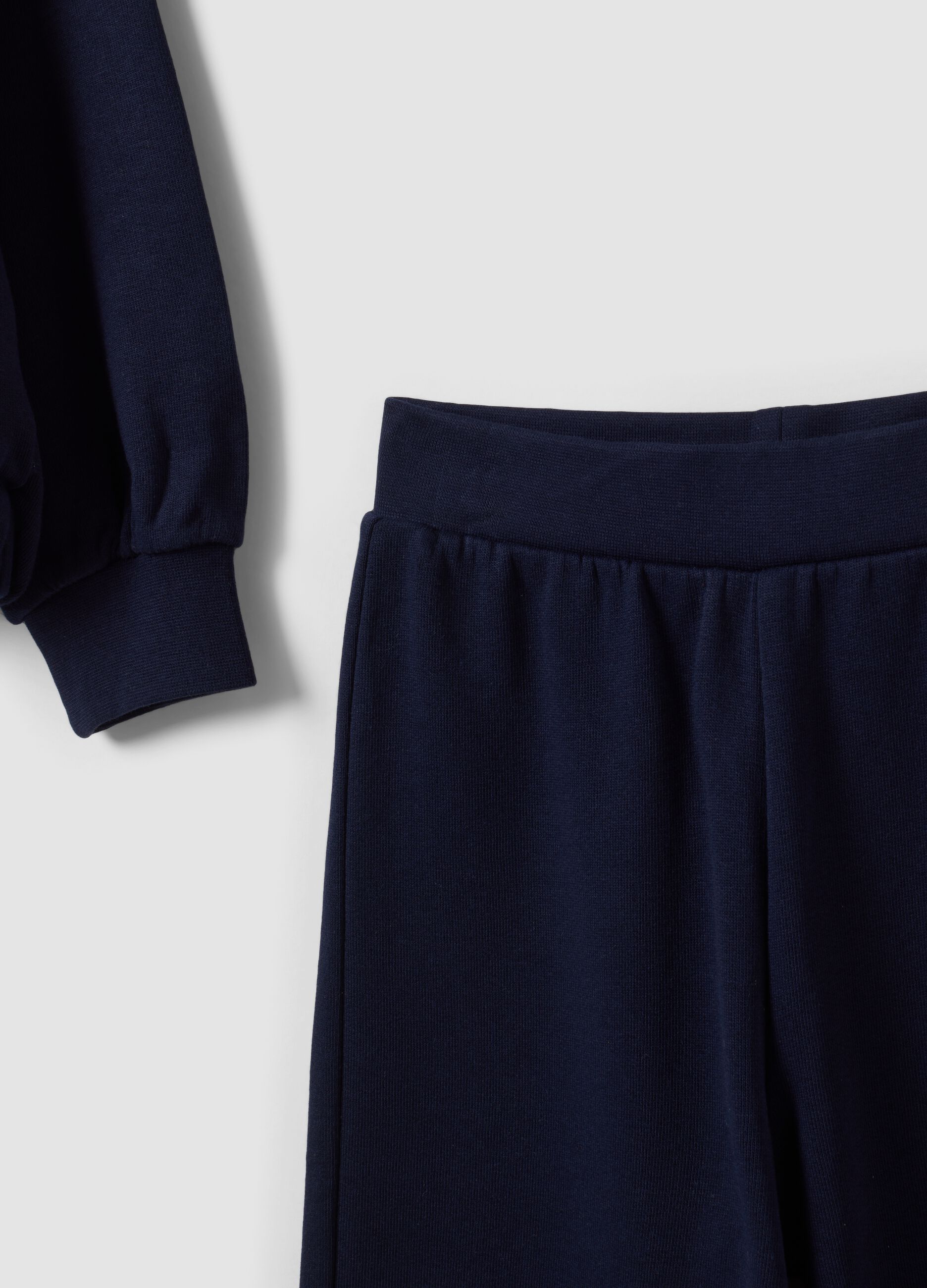 Blauer Harry Potter Jogginganzug aus reiner Baumwolle f&uuml;r M&auml;dchen