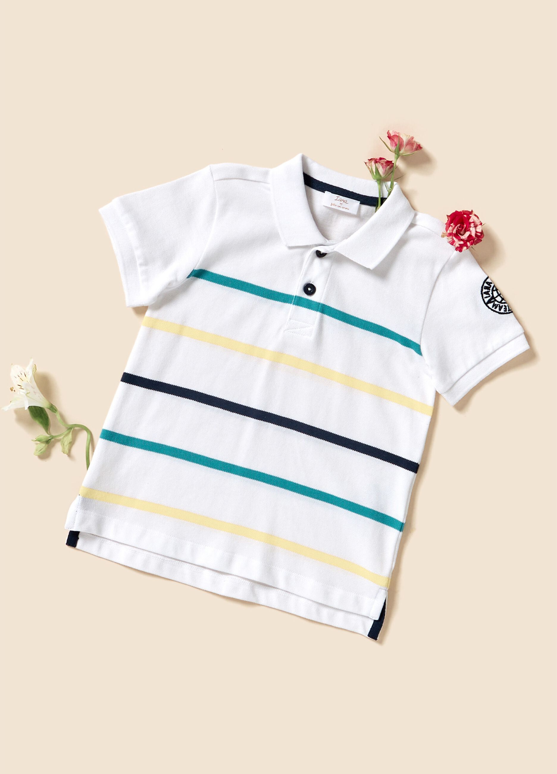 IANA polo shirt in 100% cotton piquet