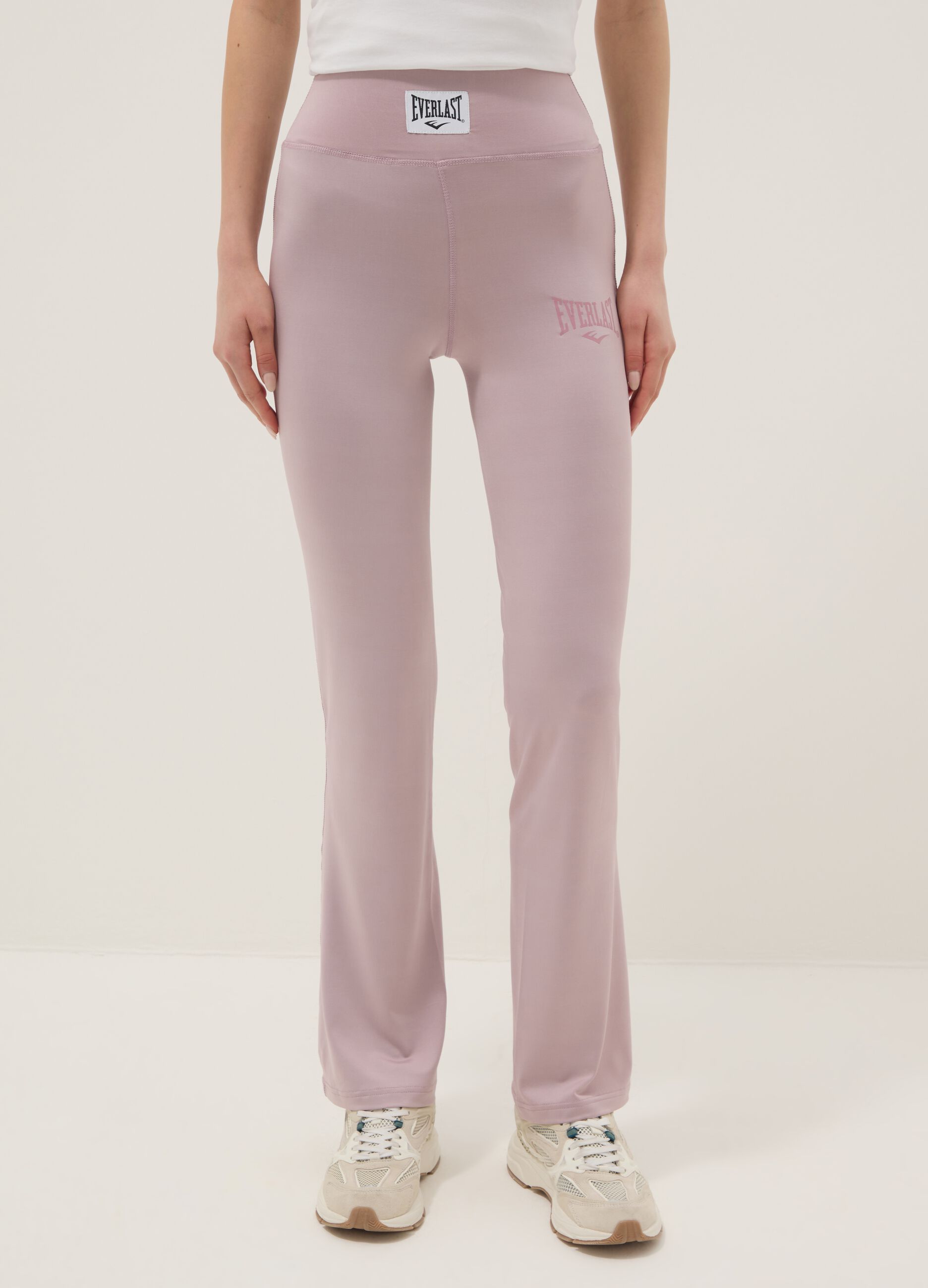 Rosa Regular Fit Leggings mit Everlast Logo