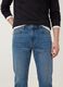Jeans azuis em ganga de algod&atilde;o puro, corte regular_4