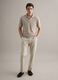 Beige linen and cotton blend polo regular fit_1