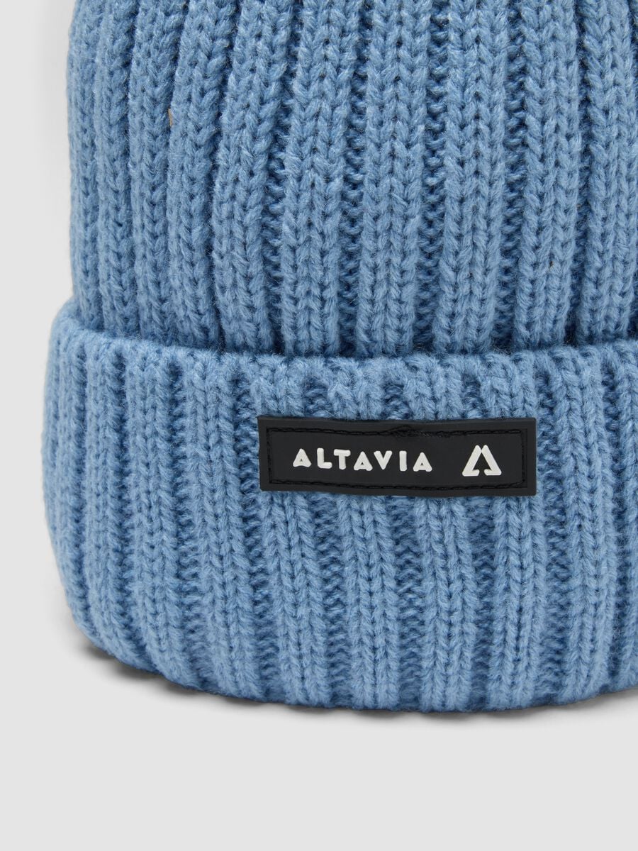 Ribbed knit beanie with turn-up cuff ALTAVIA WITH DEBORAH COMPAGNONI_2