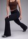 Schwarze Flared-Leggings aus Stretchmaterial &ndash; ALTAVIA STUDIO_1