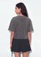 Graues Oversize-T-Shirt aus reiner Baumwolle mit Teddy-Bear-Print_2
