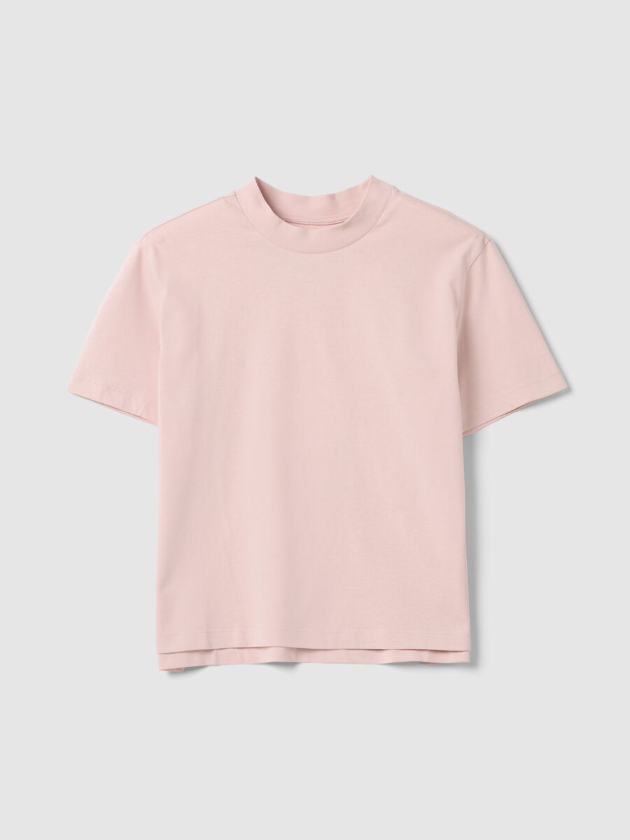 Pink pure cotton T-shirt regular fit_4