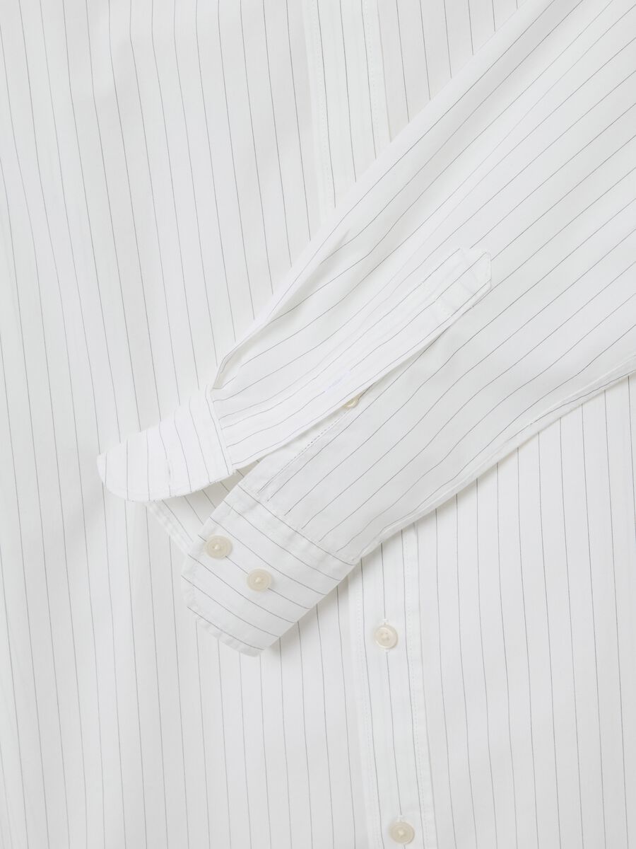 White pure cotton shirt regular fit_5