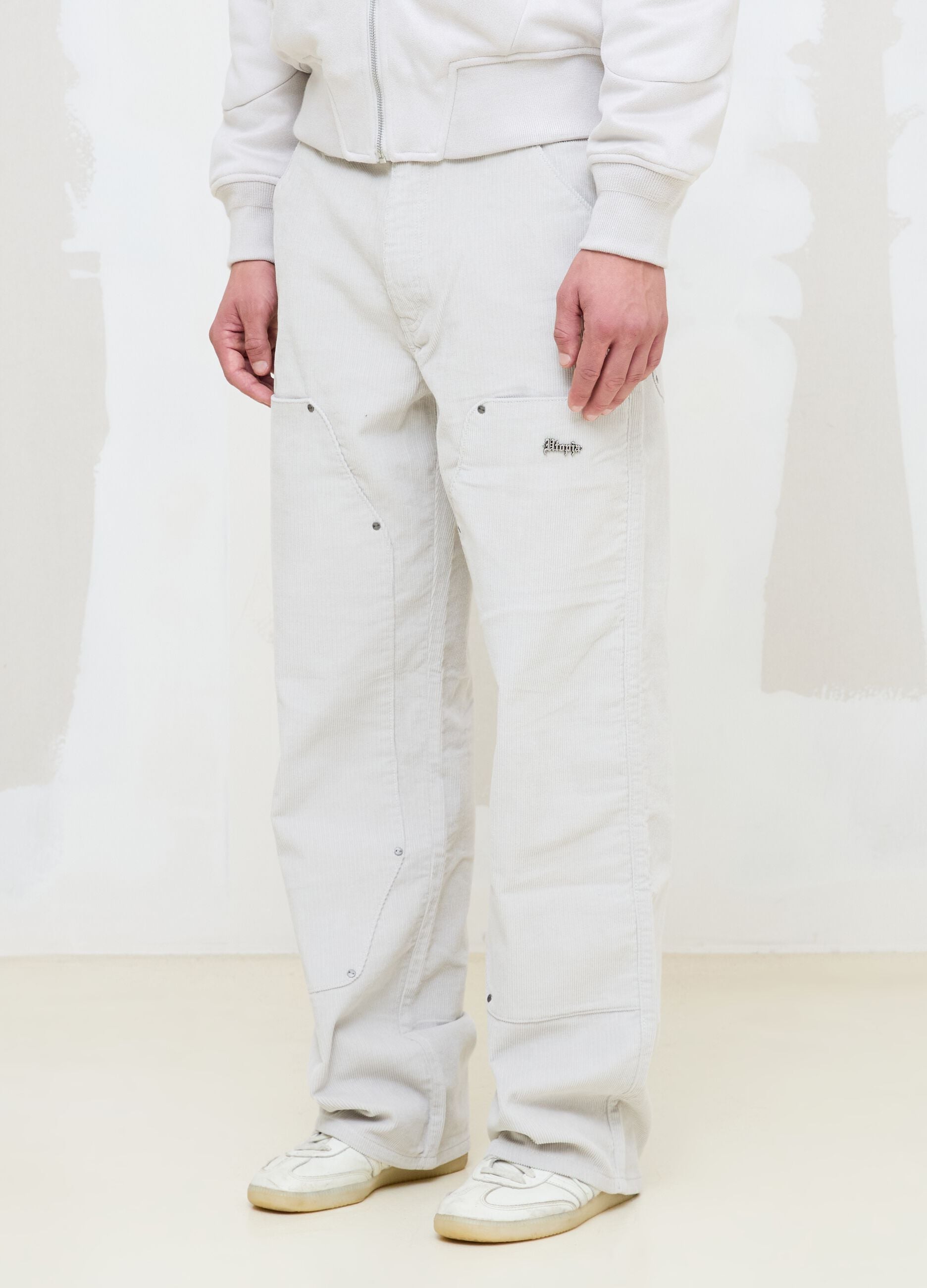 Cord-Carpenter-Hose Hellbeige