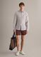Braune Badeshorts mit elastischem Bund und Kordelzug_0