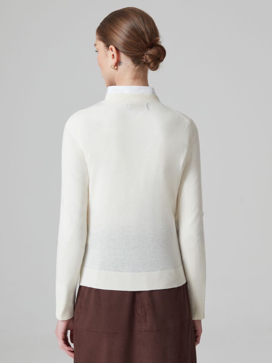 Jersey de lana con cuello redondo_2