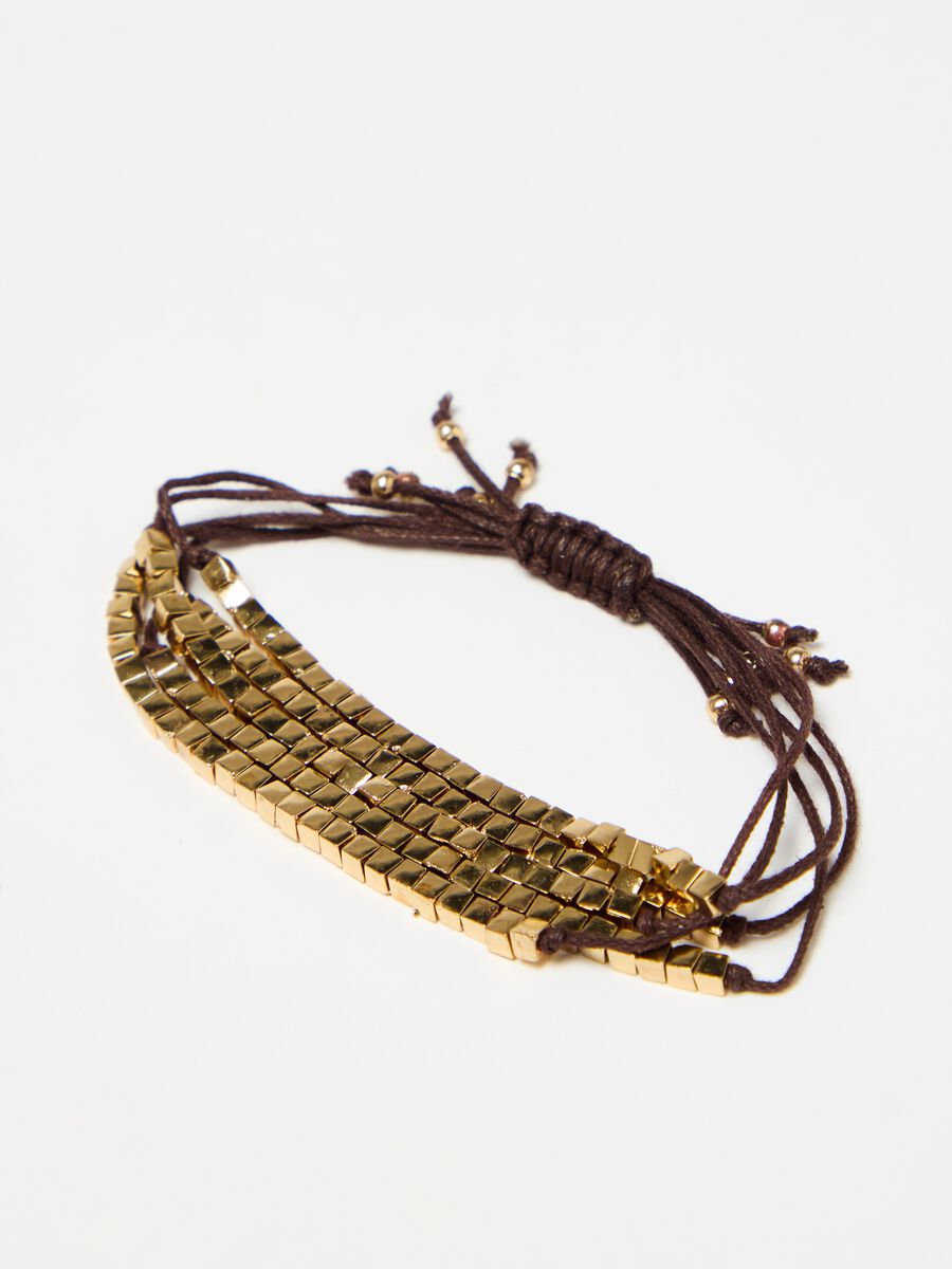 Multi-string bracelet with micro stones_1
