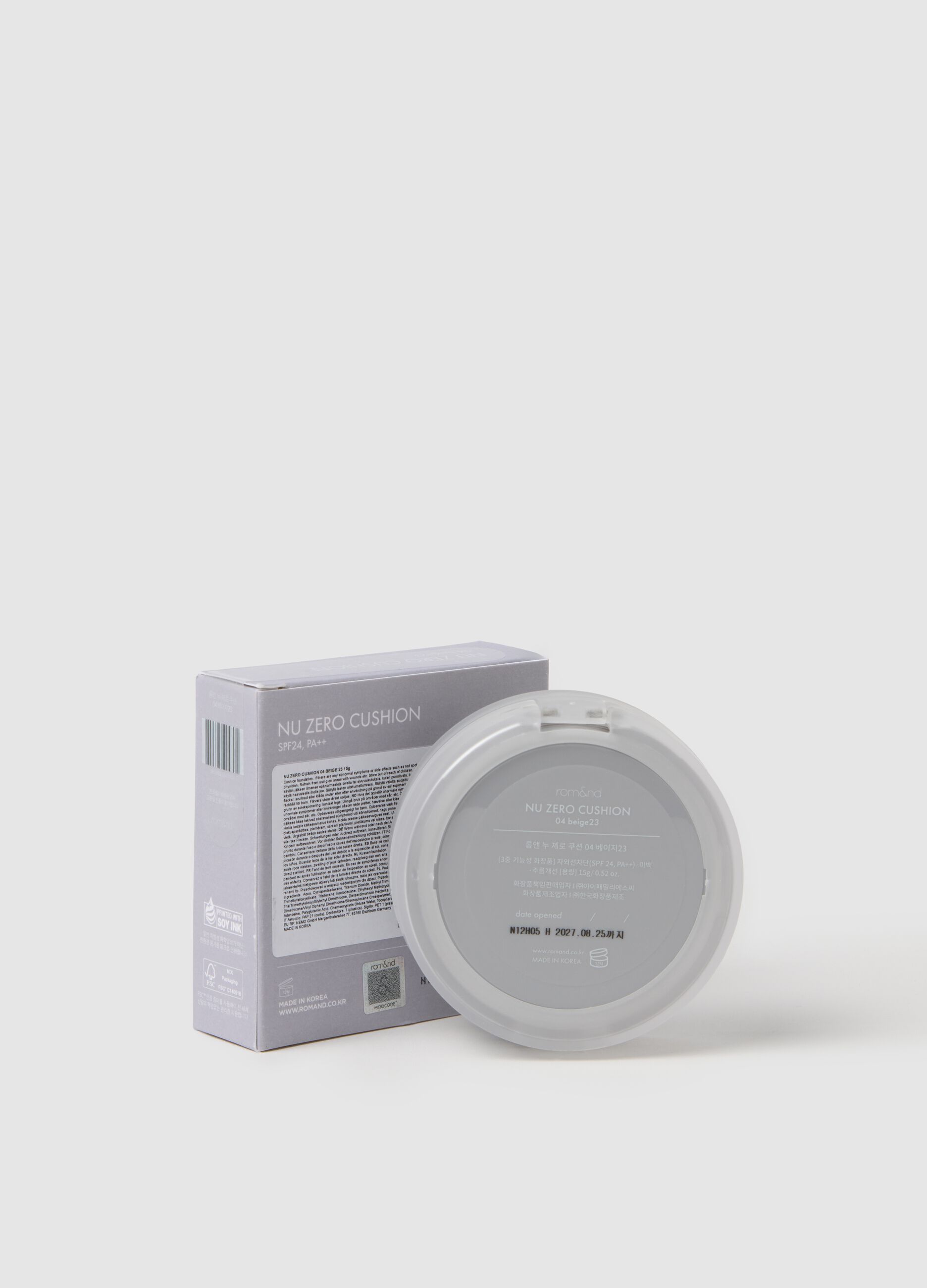 ROM&ND NU ZERO CUSHION 04 BEIGE23 CUSHION FOUNDATION - Korean make-up