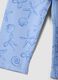 Leggings skinny azul-claro em algod&atilde;o el&aacute;stico para menina com estampados_3