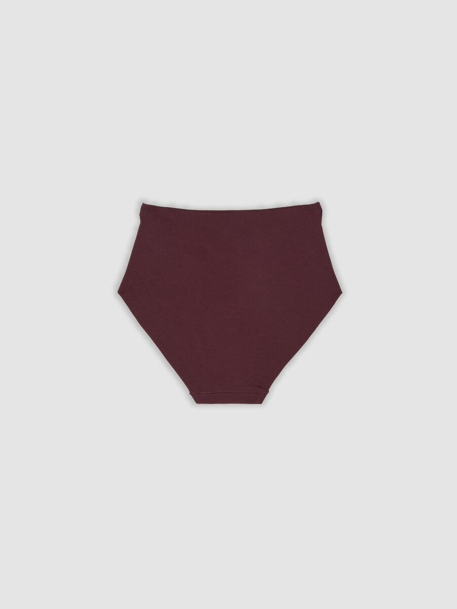 Slip viola a vita alta in cotone organico elasticizzato_6
