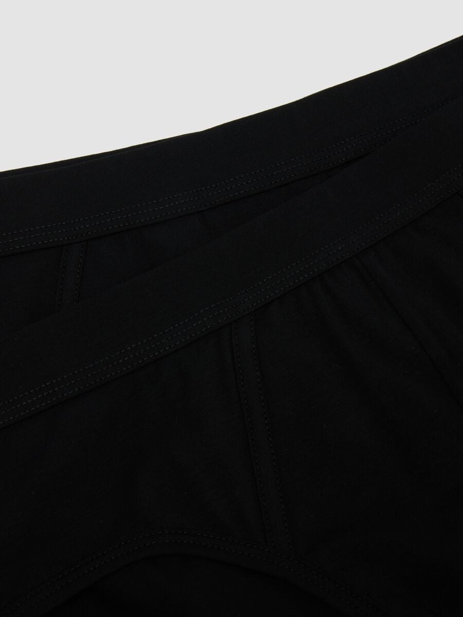 2-pack of black stretch mercerised cotton briefs_1