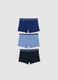 Boys&rsquo; 3-pack of blue organic stretch cotton boxers_0