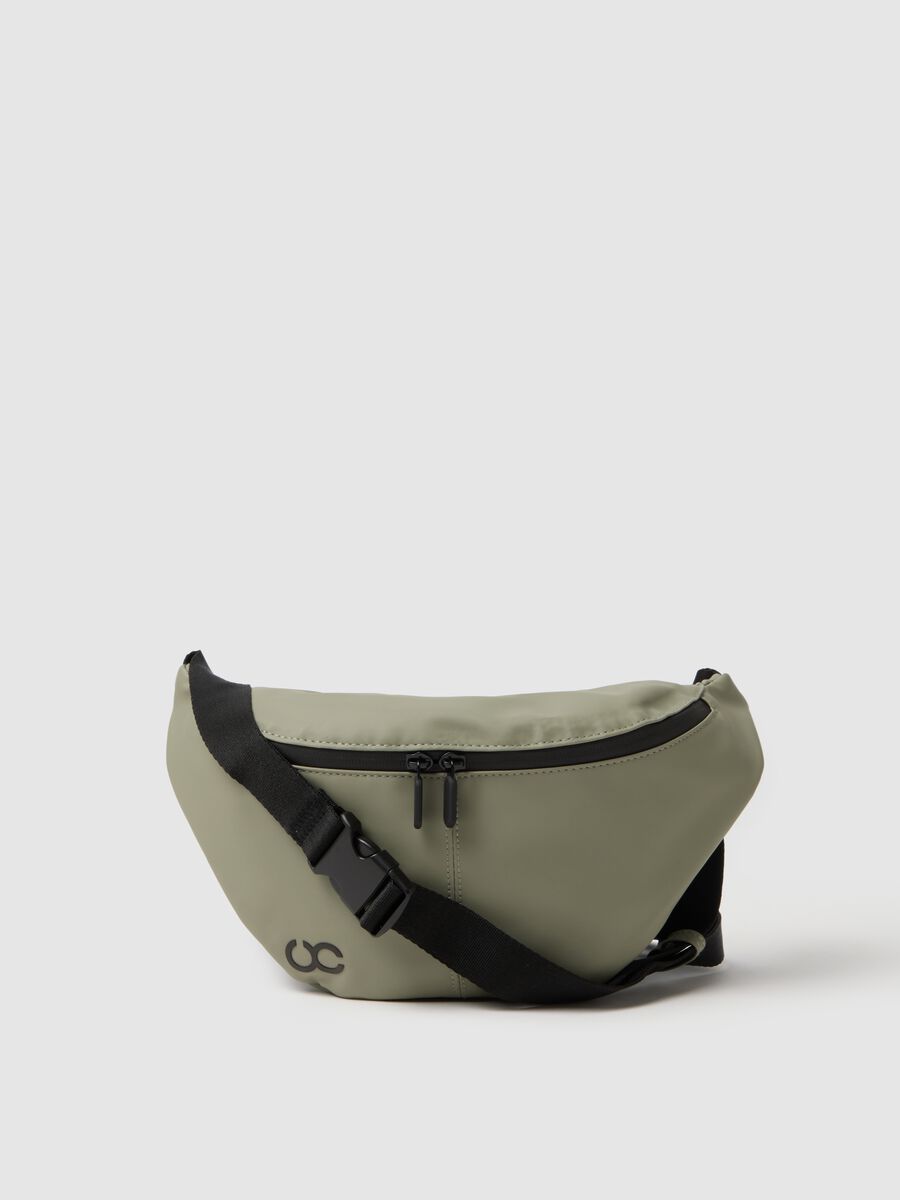 Ri&ntilde;onera verde con cremallera y cintur&oacute;n ajustable_0