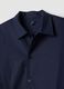 Blue pure organic cotton pyjamas with collar_5