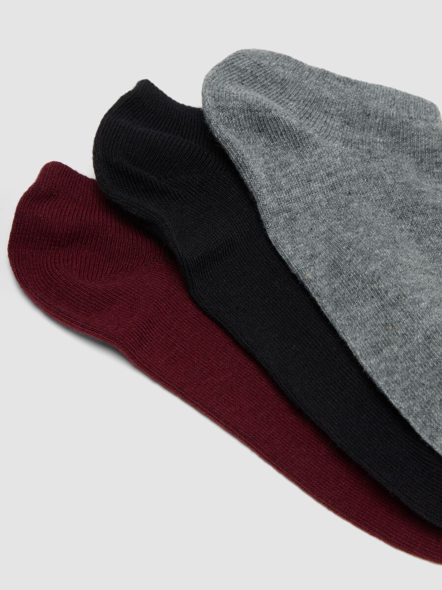 Seven-pack of organic cotton-blend ankle socks_1
