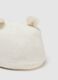 White newborn cap in pure cotton with ears_2