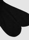 Kurze schwarze Socken aus reiner Baumwolle_1