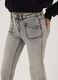 Girls&rsquo; grey flared jeans in stretch cotton_2