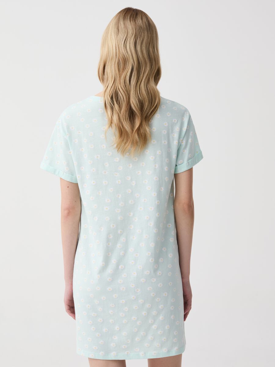 Nightdress with daisies print_2