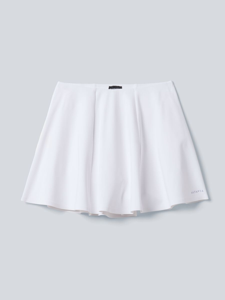 Wei&szlig;er Sportrock ALTAVIA COURT aus elastischem Funktionsmaterial mit integrierter Shorts_4