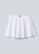 White ALTAVIA COURT sports skirt in stretch technical fabric with integrated shorts_4