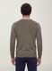 Grey V-neck viscose-blend jumper, regular fit_1