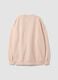 Pink cotton-blend sweatshirt with kitten print, regular fit_6