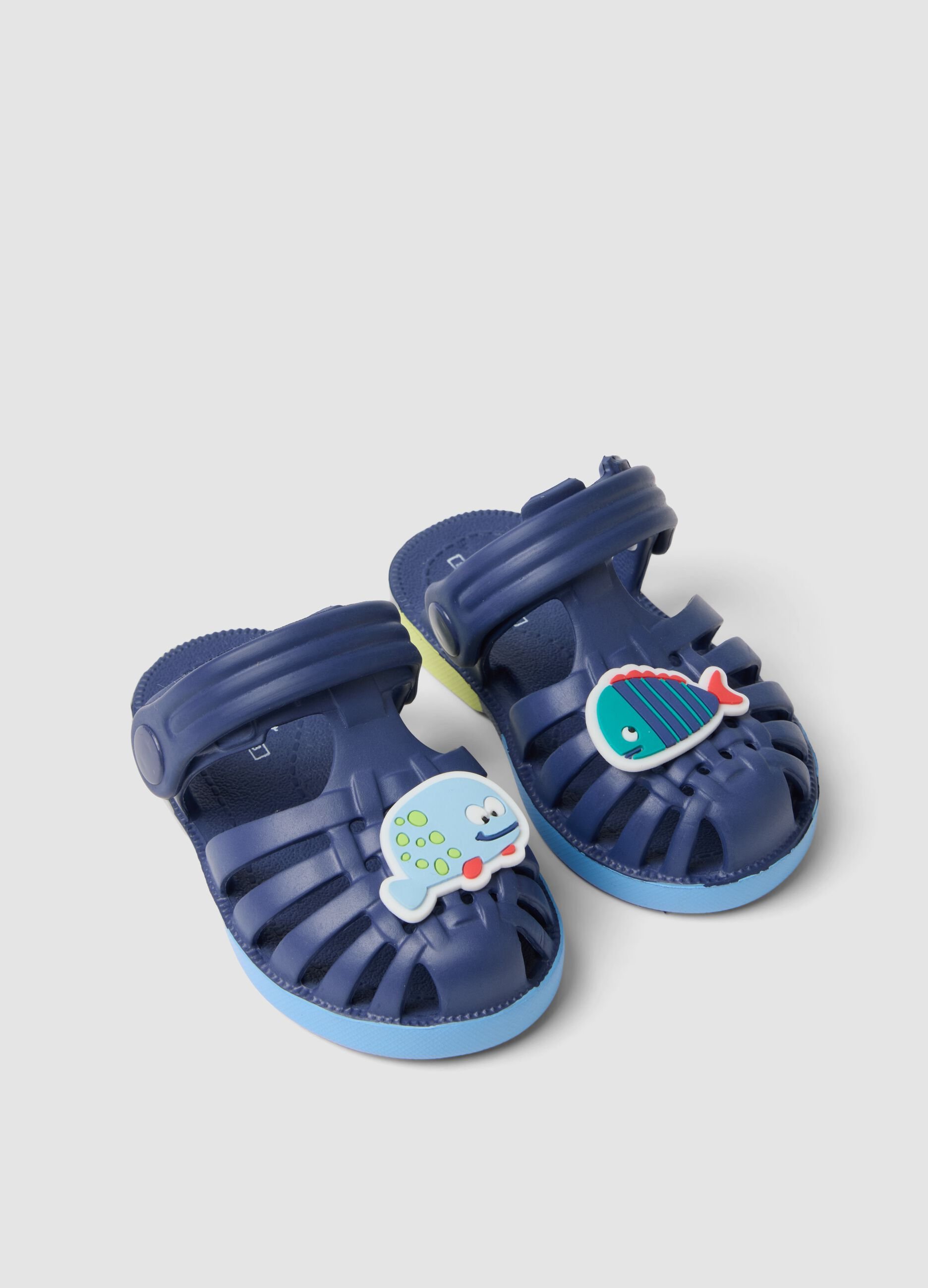 Blue Beach Sandals