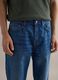 Jeans aus blauem Baumwoll-Leinen-Mix in Regular Fit_3