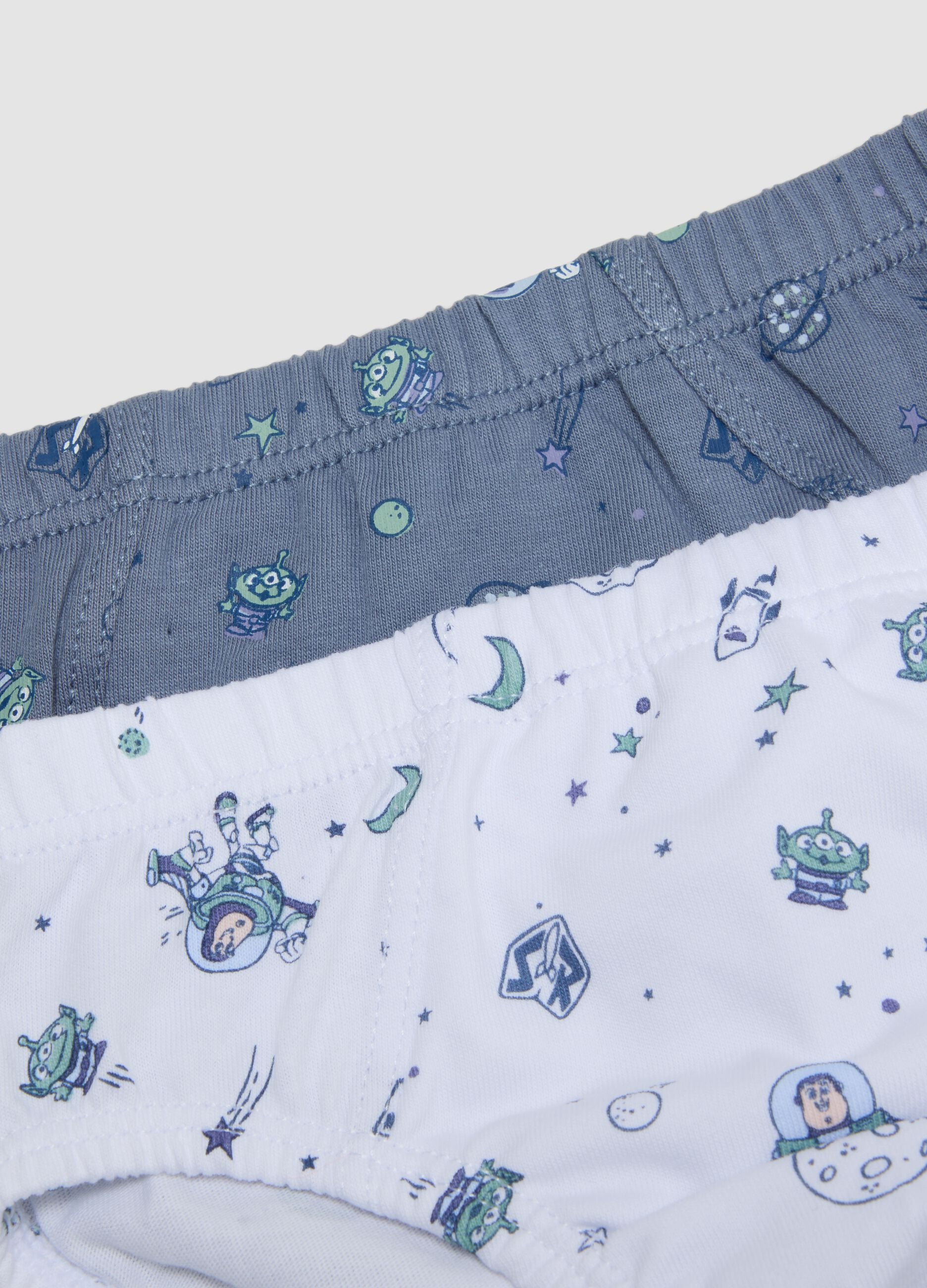 Pack of five multicolour organic cotton Toy Story graphic briefs