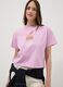 T-shirt rosa de algod&atilde;o puro regular fit com estampado Patrick Star_0