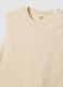 Beige pure cotton vest_5