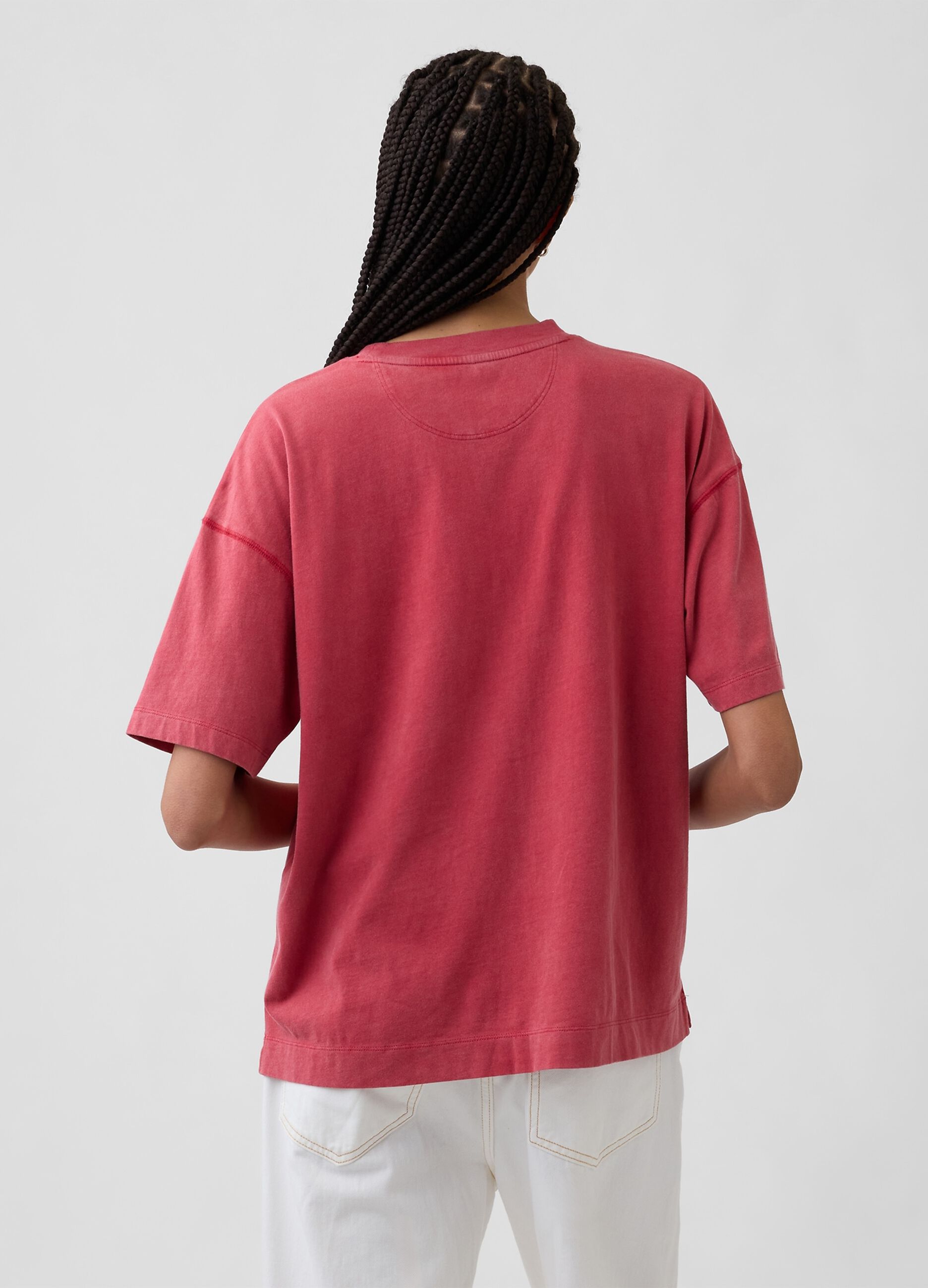 Pure cotton short-sleeve T-shirt