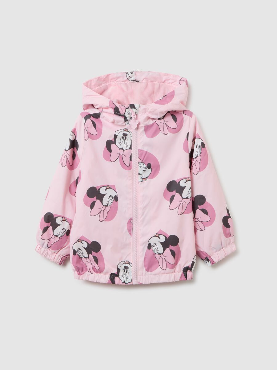 Disney Girls' Pink Mix Regular Fit Jacket_0