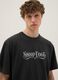 Schwarzes Relaxed-Fit-T-Shirt aus reiner Baumwolle mit Snoop-Dogg-Schriftzug_2