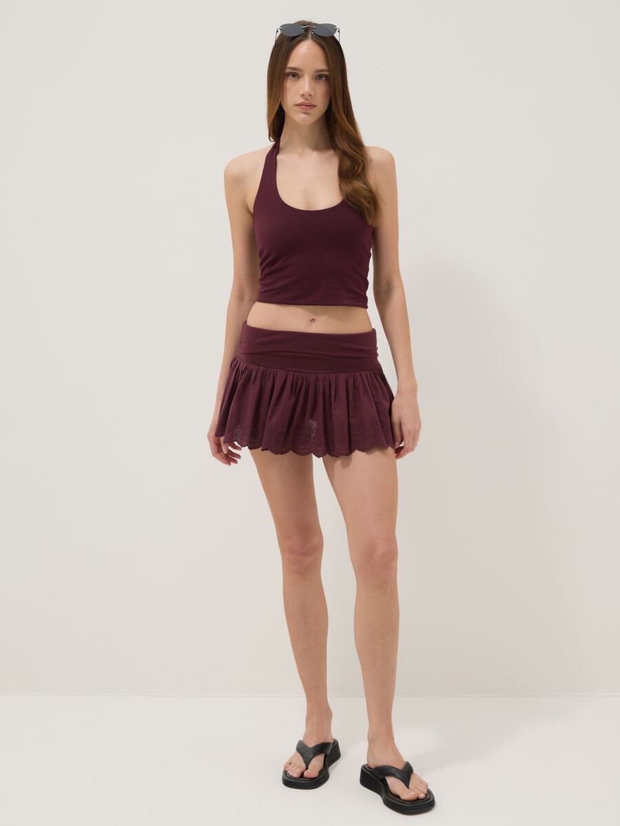 Violettes Top aus Stretch-Baumwolle_2