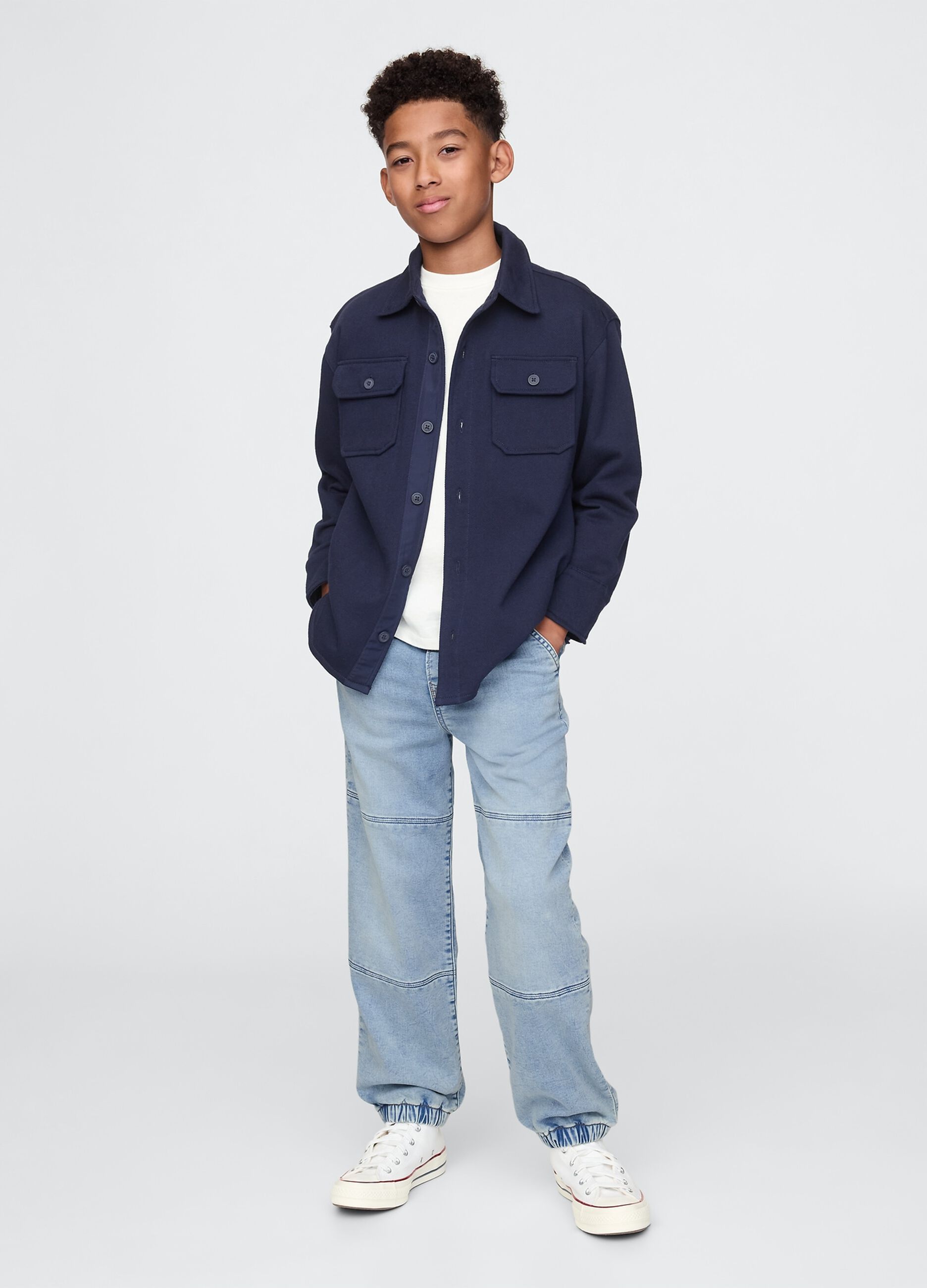 Blue denim trousers for kids