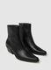 Black Texan Ankle Boots with Low Heel_2