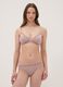 Purple triangle bra in stretch fabric with removable padding_1